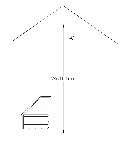 Zeichnung Situation am Haus